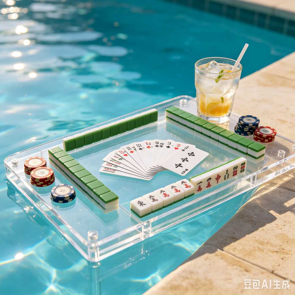 travel mahjong table mat set